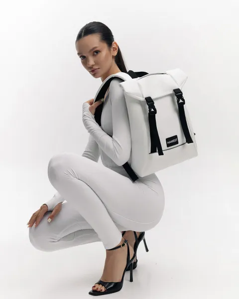 "SHUTTLE ROLL MINI" екошкіра, білий