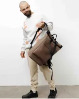 "ROLLTOP 3" ЕКОШКІРА, БЕЖ