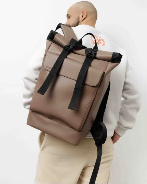 "ROLLTOP 3" ЕКОШКІРА, БЕЖ