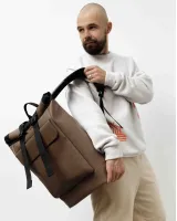 "ROLLTOP 3" ЕКОШКІРА, БЕЖ