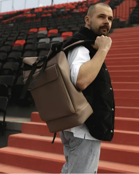 "ROLLTOP 3" ЕКОШКІРА, БЕЖ