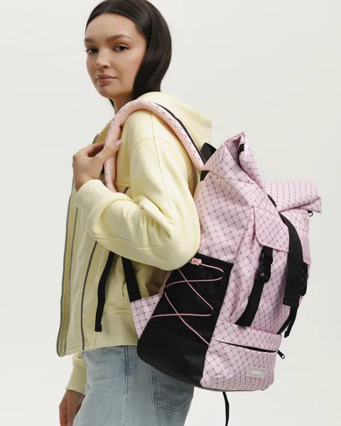 "Wide Light" принт pink check
