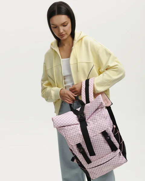 "Wide Light" принт pink check