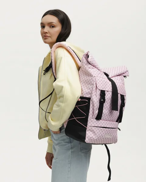 "Wide Light" принт pink check