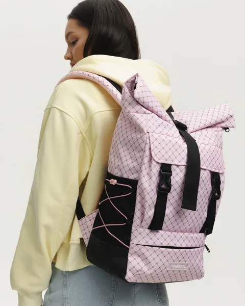 "Wide Light" принт pink check