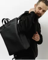 "SOLVER" екошкіра, чорний