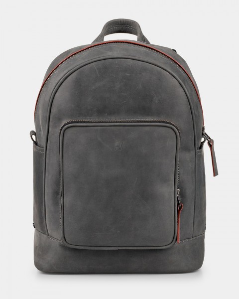 "TOWN" шкіряний, сірий