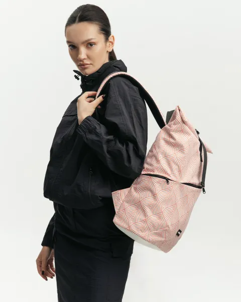 "Basic Rolltop" (23 л.) принт корал білий