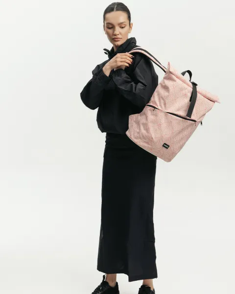 "Basic Rolltop" (23 л.) принт корал білий