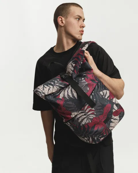 "Basic Rolltop" (23 л.) принт тропік бордо
