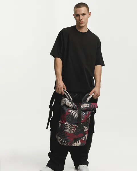 "Basic Rolltop" (23 л.) принт тропік бордо