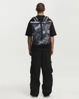 "Basic Rolltop" (23 л.) принт тропік синій