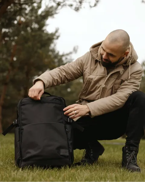 "LARGE PACK" поліестер, чорний