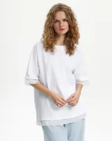 Футболка "Ginny" біла