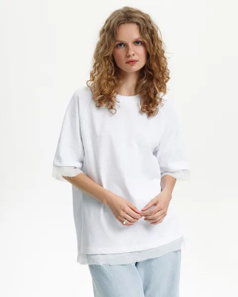 Футболка "Ginny" біла