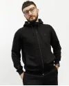 Худі "Tom" з блискавкою, чорне