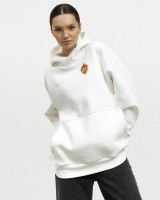 Худі "Еssential" молочне, принт Лисиця і Кіт