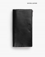 Гаманець "Zip Up" шкіряний, чорний