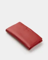 Гаманець "Zip Up" шкіряний, червоний