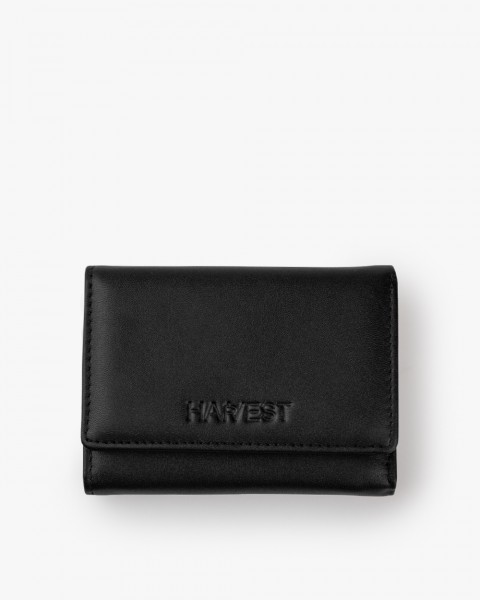 Гаманець "Trifold mini" шкіряний, чорний