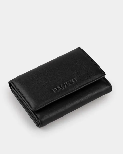 Гаманець "Trifold mini" шкіряний, чорний