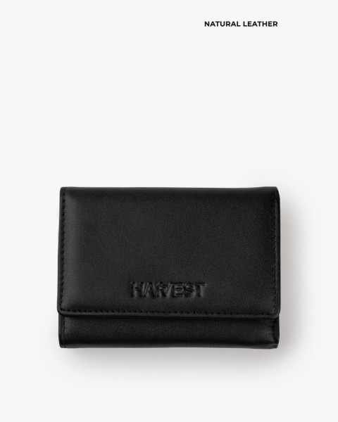 Гаманець "Trifold mini" шкіряний, чорний