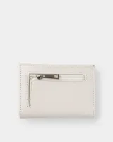 Гаманець "Trifold mini" шкіряний, білий