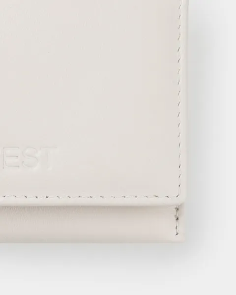 Гаманець "Trifold mini" шкіряний, білий