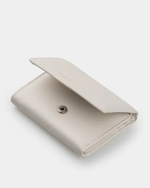 Гаманець "Trifold mini" шкіряний, білий