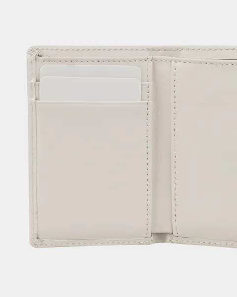 Гаманець "Trifold mini" шкіряний, білий