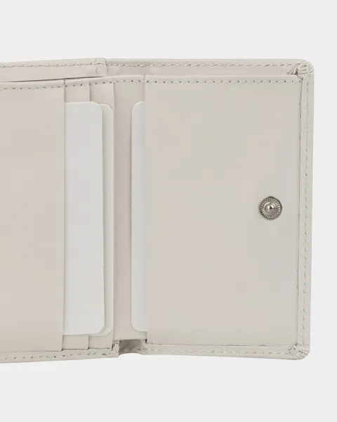 Гаманець "Trifold mini" шкіряний, білий