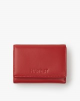 Гаманець "Trifold mini" шкіряний, червоний