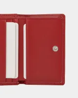 Гаманець "Trifold mini" шкіряний, червоний