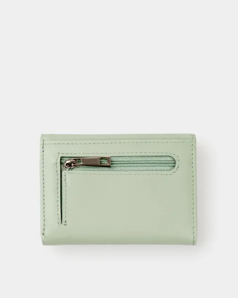 Гаманець "Trifold mini" шкіряний, ментол