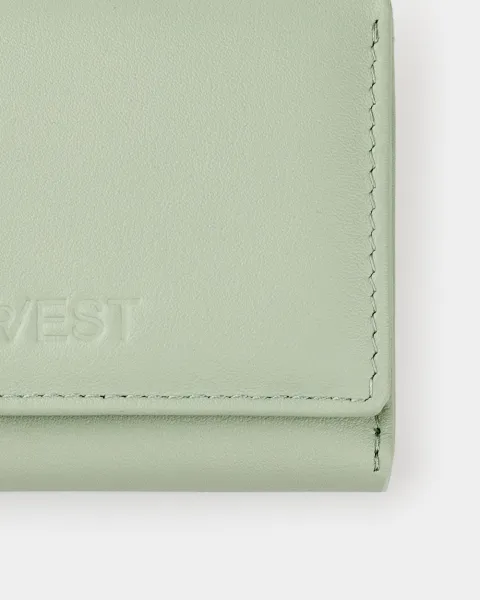 Гаманець "Trifold mini" шкіряний, ментол