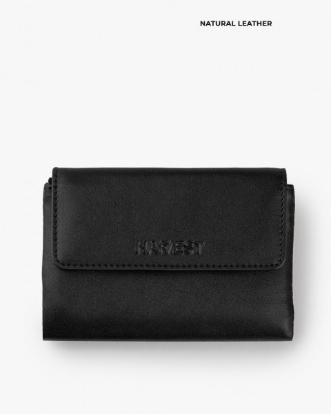 Гаманець "Trifold" шкіряний, чорний