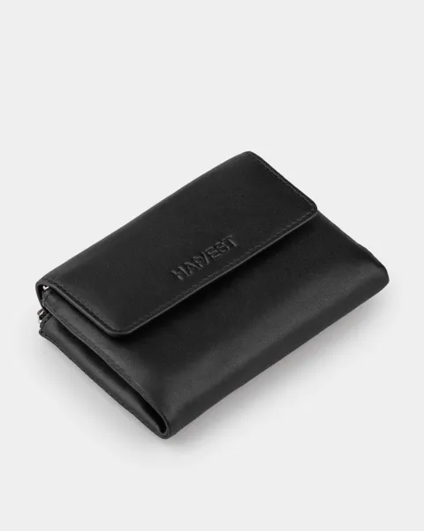 Гаманець "Trifold" шкіряний, чорний