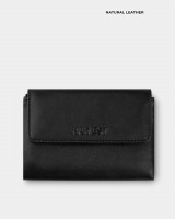 Гаманець "Trifold" шкіряний, чорний