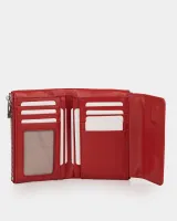 Гаманець "Trifold" шкіряний, червоний