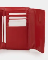 Гаманець "Trifold" шкіряний, червоний