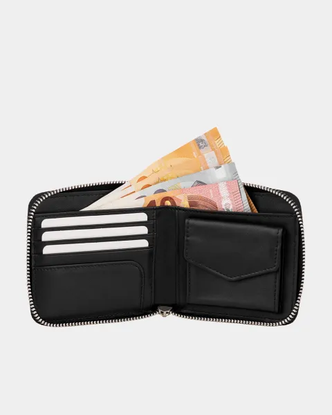 Гаманець "Zip Wallet" шкіряний, чорний