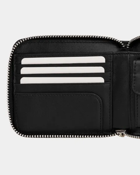 Гаманець "Zip Wallet" шкіряний, чорний