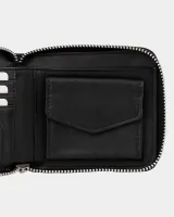 Гаманець "Zip Wallet" шкіряний, чорний