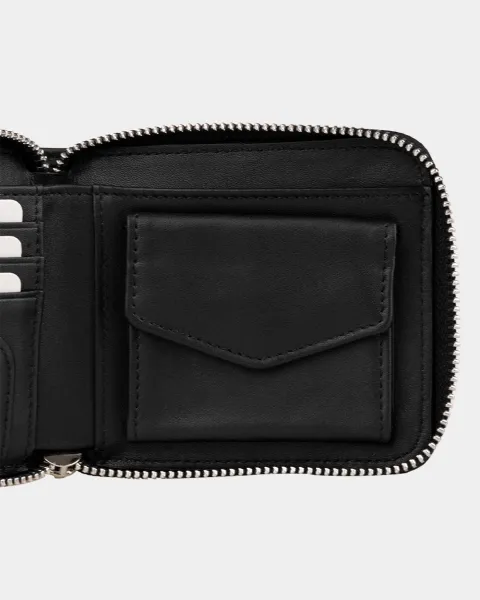 Гаманець "Zip Wallet" шкіряний, чорний