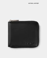 Гаманець "Zip Wallet" шкіряний, чорний