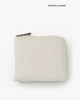Гаманець "Zip Wallet" шкіряний, білий