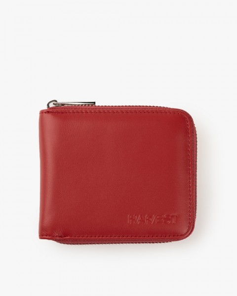 Гаманець "Zip Wallet" шкіряний, червоний