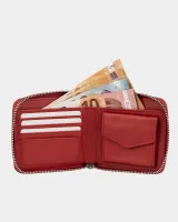 Гаманець "Zip Wallet" шкіряний, червоний
