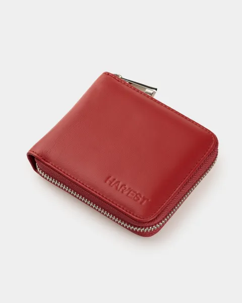 Гаманець "Zip Wallet" шкіряний, червоний