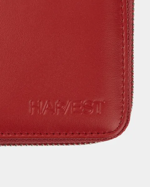 Гаманець "Zip Wallet" шкіряний, червоний